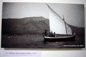 Sailing near Koludert, Lumbarda 1933