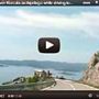 Views over Korcula archipelago while driving along Peljesac