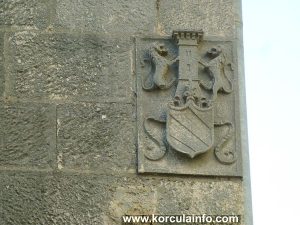Coat of arms @ the Facade of Gabrielis Palace