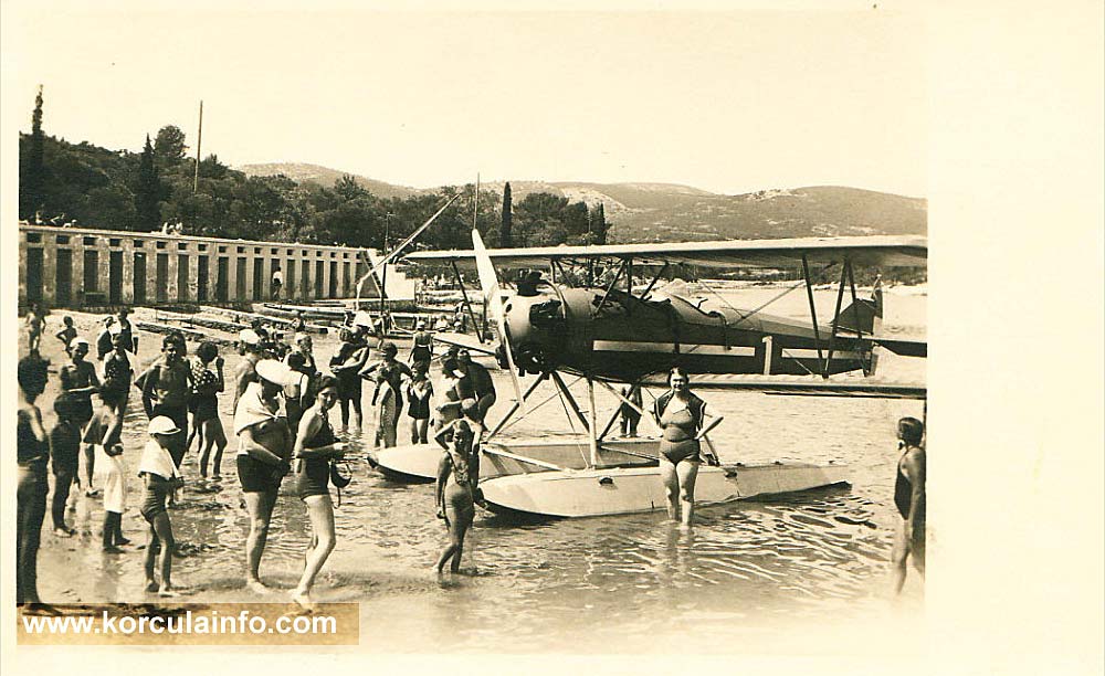 Hydroplane @ Korcula in 1936