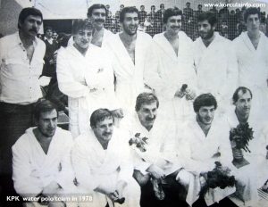 KPK water polo team in 1978 - the golden generation of water polo players from Korcula