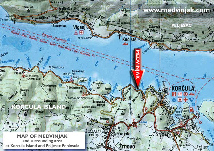 Map of Medvnjak