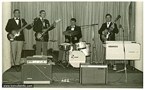 Local band "VIS Korkyra" in 1960s