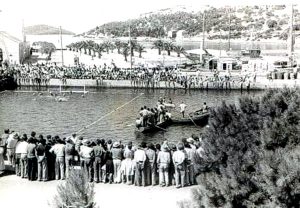 Playing Water Polo in Vela Luka in 1953