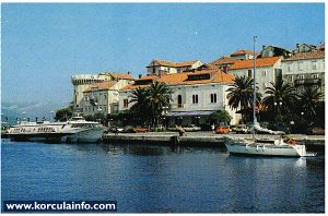 Hotel Korcula Postcard from 1980s