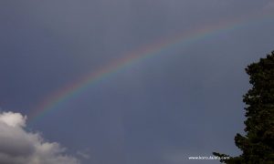 Rainbow in Korcula sky (2011)