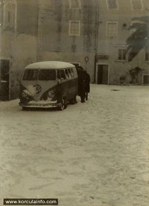 Snow in Korcula - with VW T1 Split Screen Bus (1963)