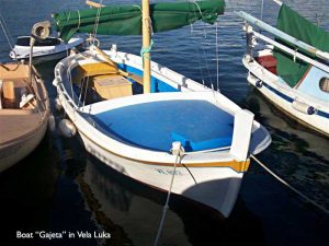 Gajeta Boat in Vela Luka