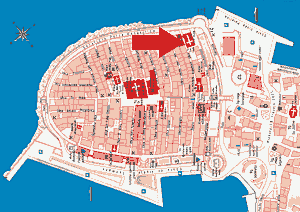Ulica Kaporova map