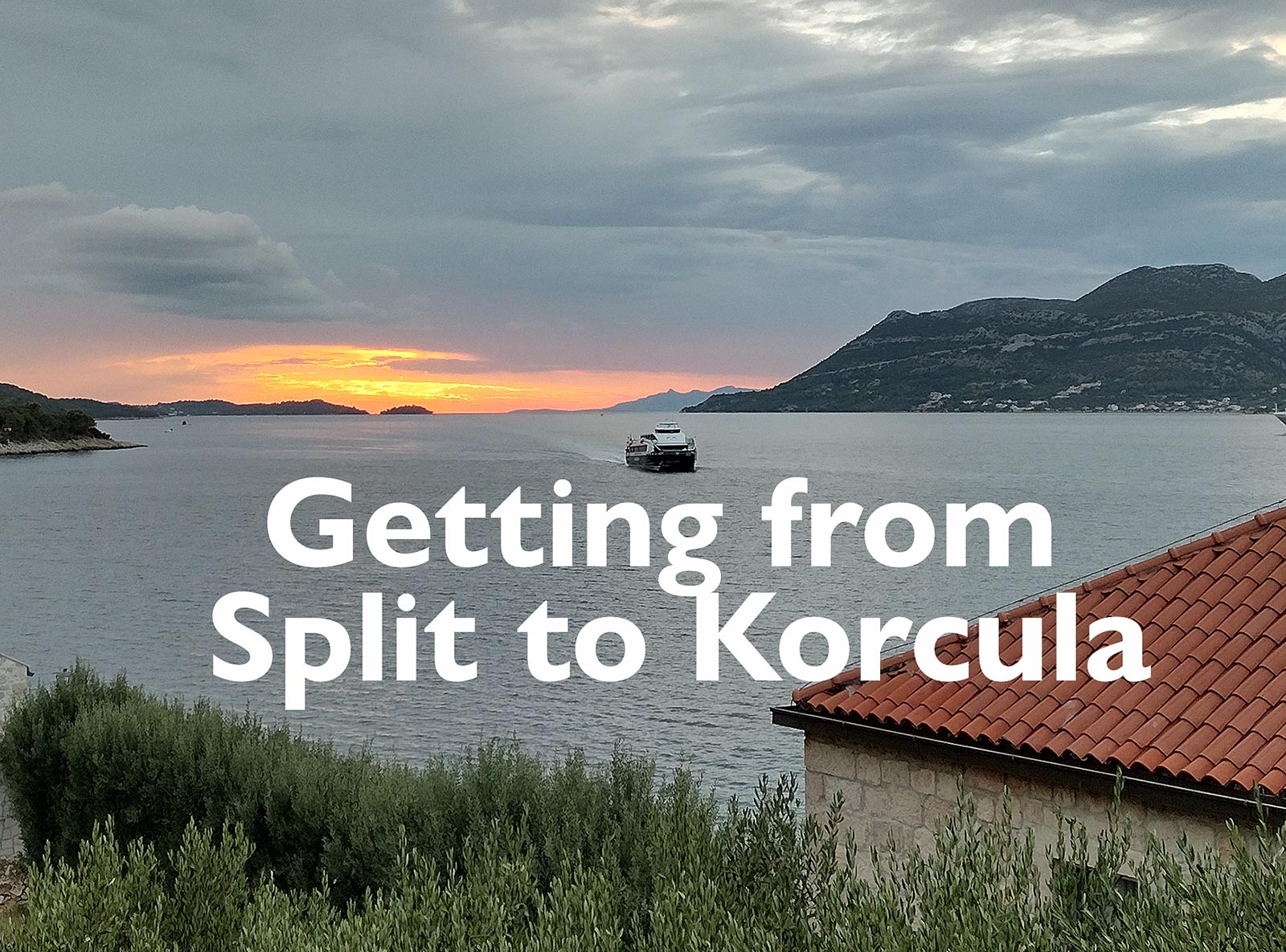 travel split to korcula